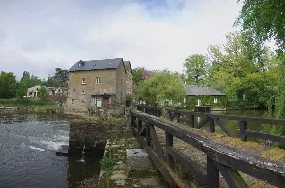 Le moulin des Bouillants, bâti au bord de la Seiche près de Vern-sur-Seiche