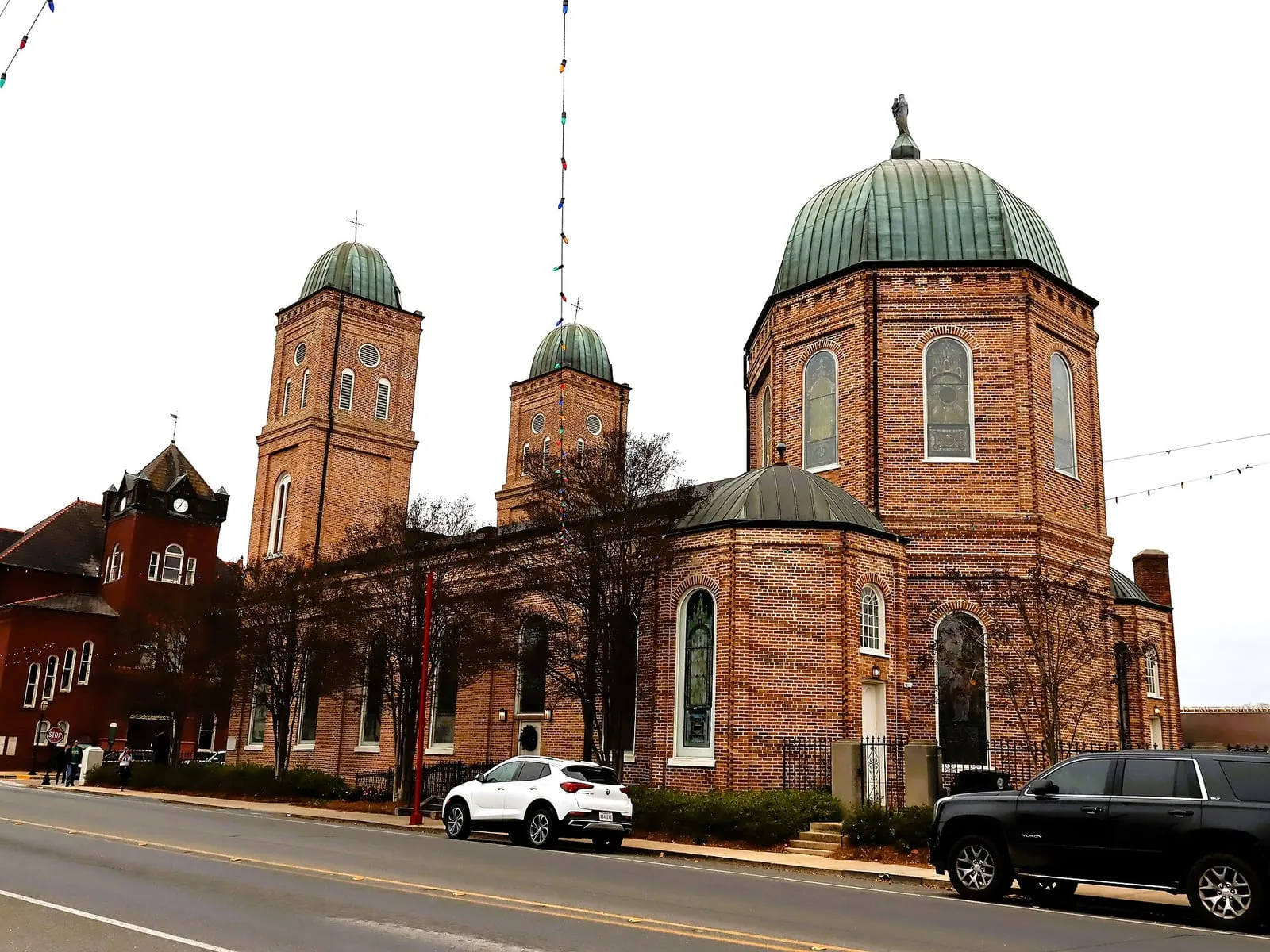 La basilique de l'Immaculée-Conception à Natchitoches, en Louisiane, cathédrale du diocèse de 1853 à 1910